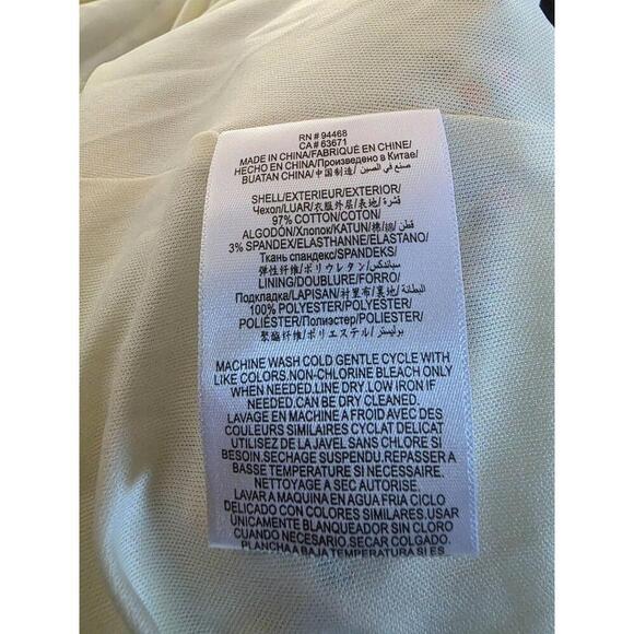 NWT BCBGeneration Midnight Paisley Floral Dress Strapless Ruffled Size 12 - Picture 6 of 7